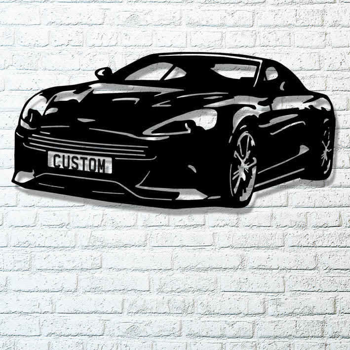 Aston Martin DB9 Waterjet Cut Artwork Demonstration Model