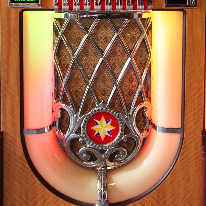 Rock-Ola Bubbler CD Jukebox Walnut Finish - Refurbished 'Coming soon'