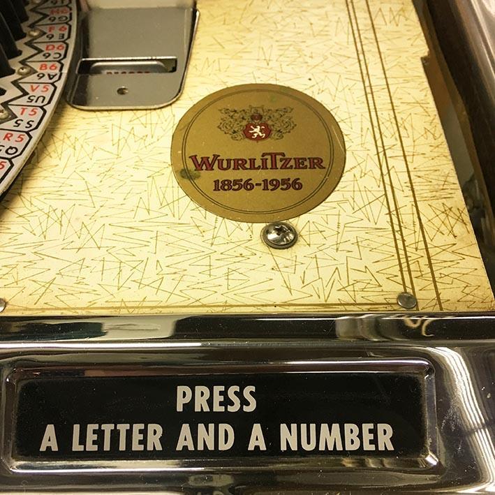 1956 Wurlitzer 2000 Centennial Vinyl Jukebox